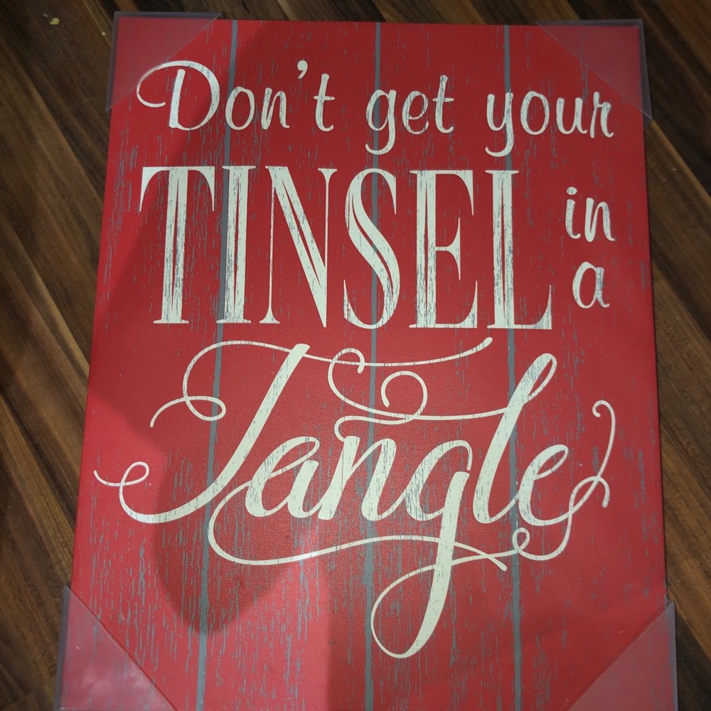 ‘Don’t get you tingle in a tangle’ Sign
